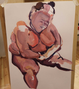 Drawing Class, Zeichenklasse, Nude Posing, Nacktmodell, Pictures,